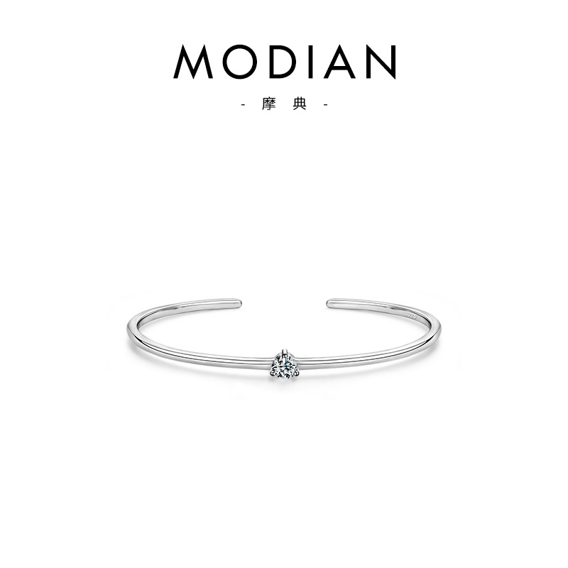 The Adjustable Diamond Sterling Silver Bracelet - Image 5