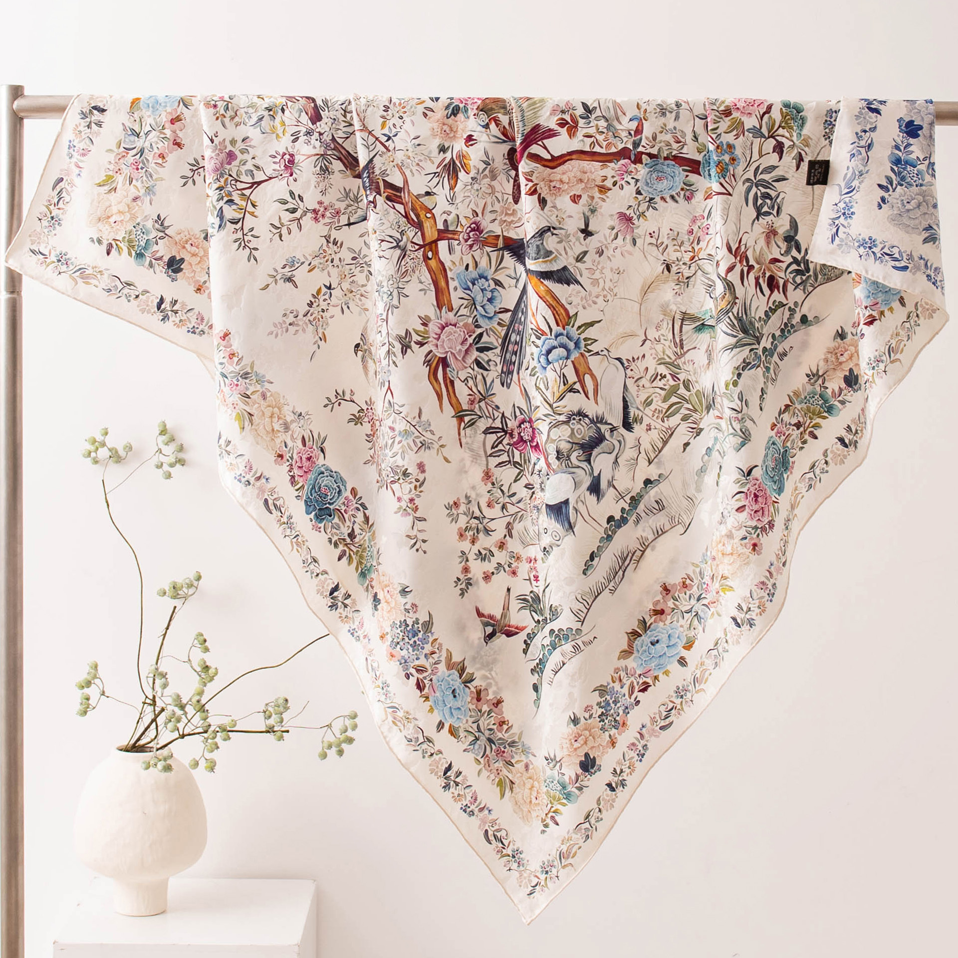 The Printed Silk Neck Scarf