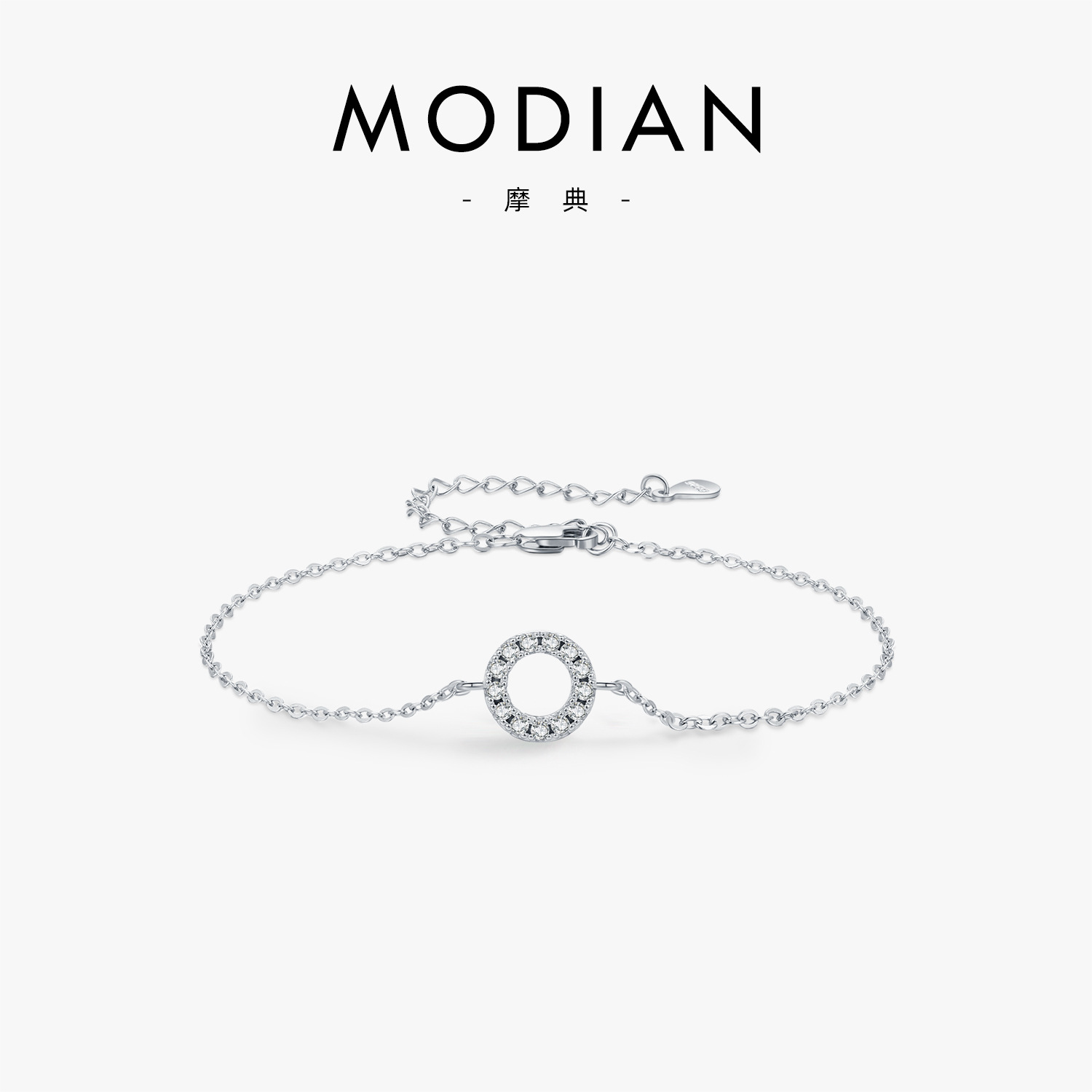 The D Color Moissanite S925 Silver Geometric Bracelet