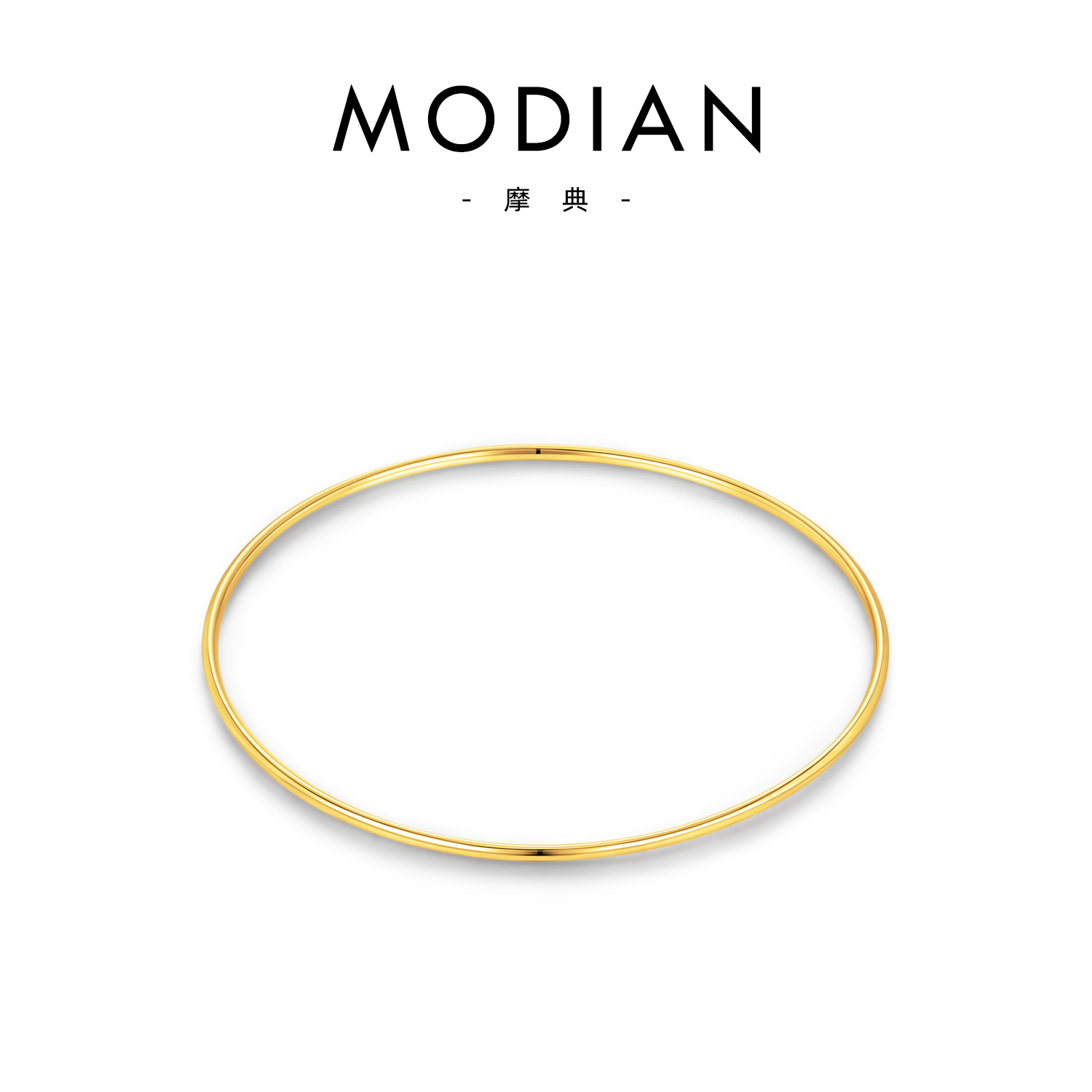 K Gold Bracelet - Inner Diameter 65MM