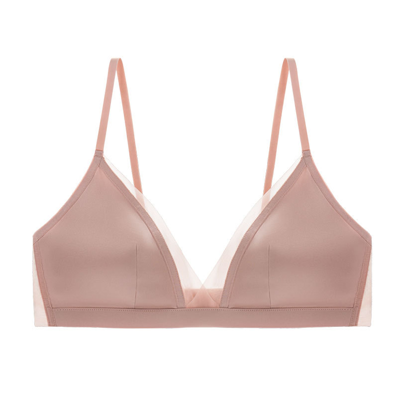 The Seamless Wire-Free Silk Satin Bra with Removable Pads - Image 5