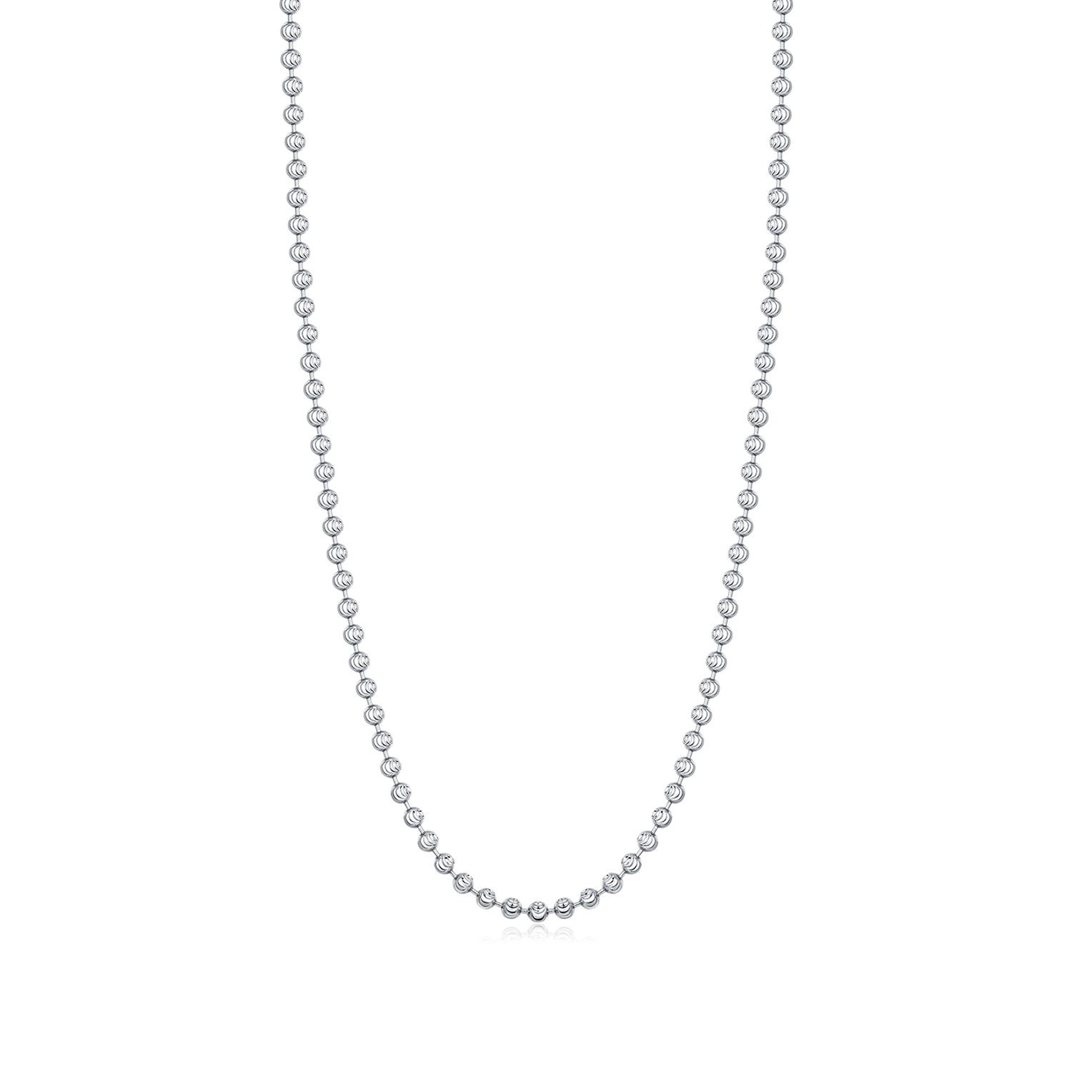 The S925 Silver Moon Bead Layering Collarbone Chain - Image 5