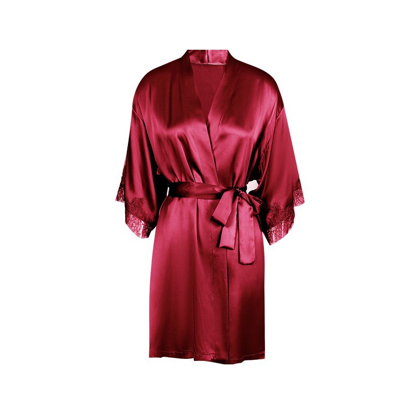 The Mulberry Silk Morning Robe - Image 5