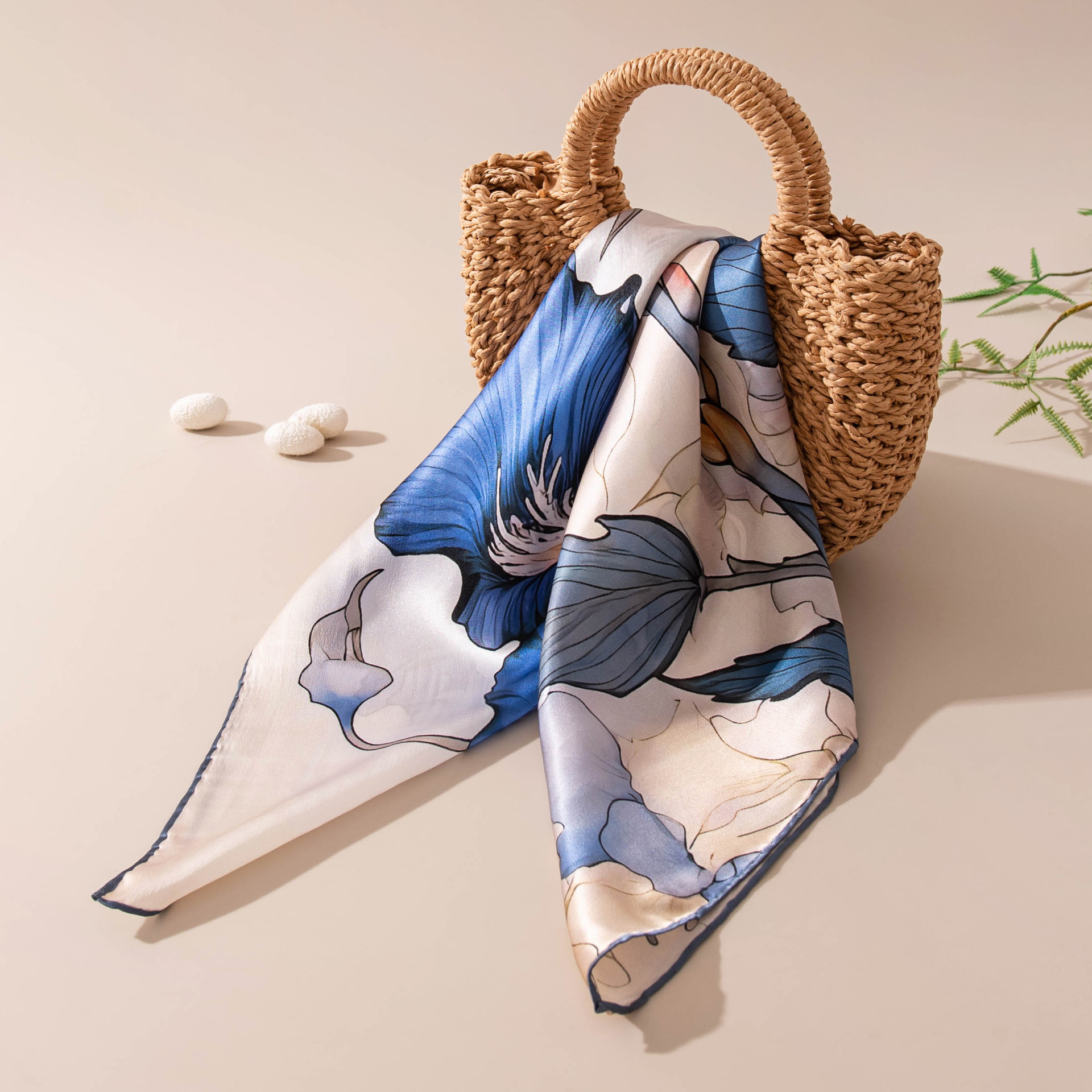 The Mulberry Silk Square Scarf - Image 3