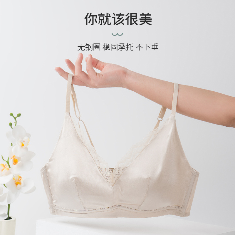 The Mulberry Silk Wire-Free Bra for Large Bust - Image 4