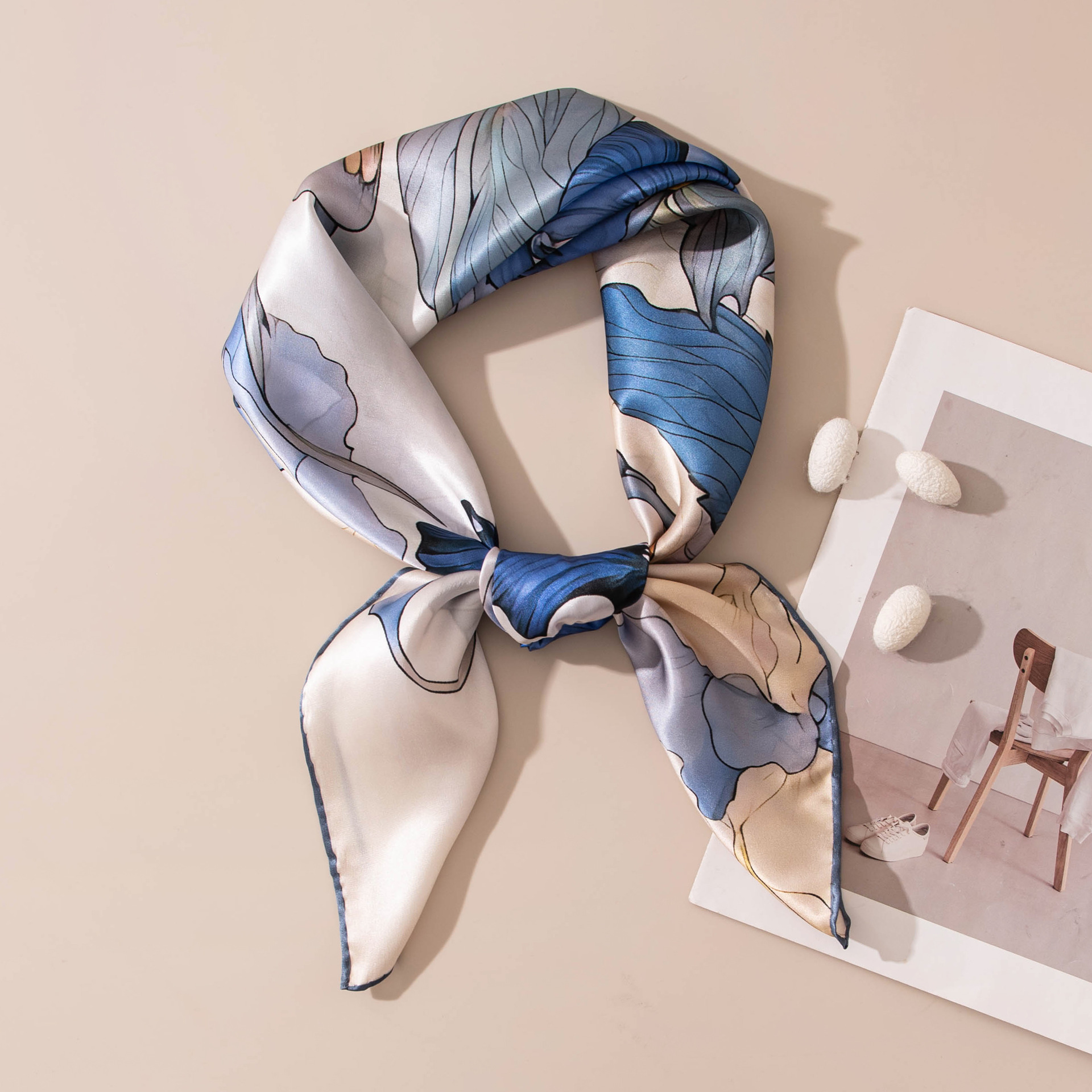 The Mulberry Silk Square Scarf - Image 4