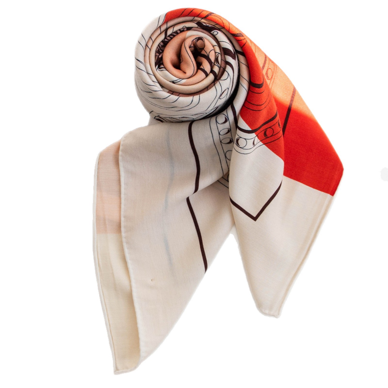 The Double-Sided Reversible Silk Wool Scarf Shawl - Image 5