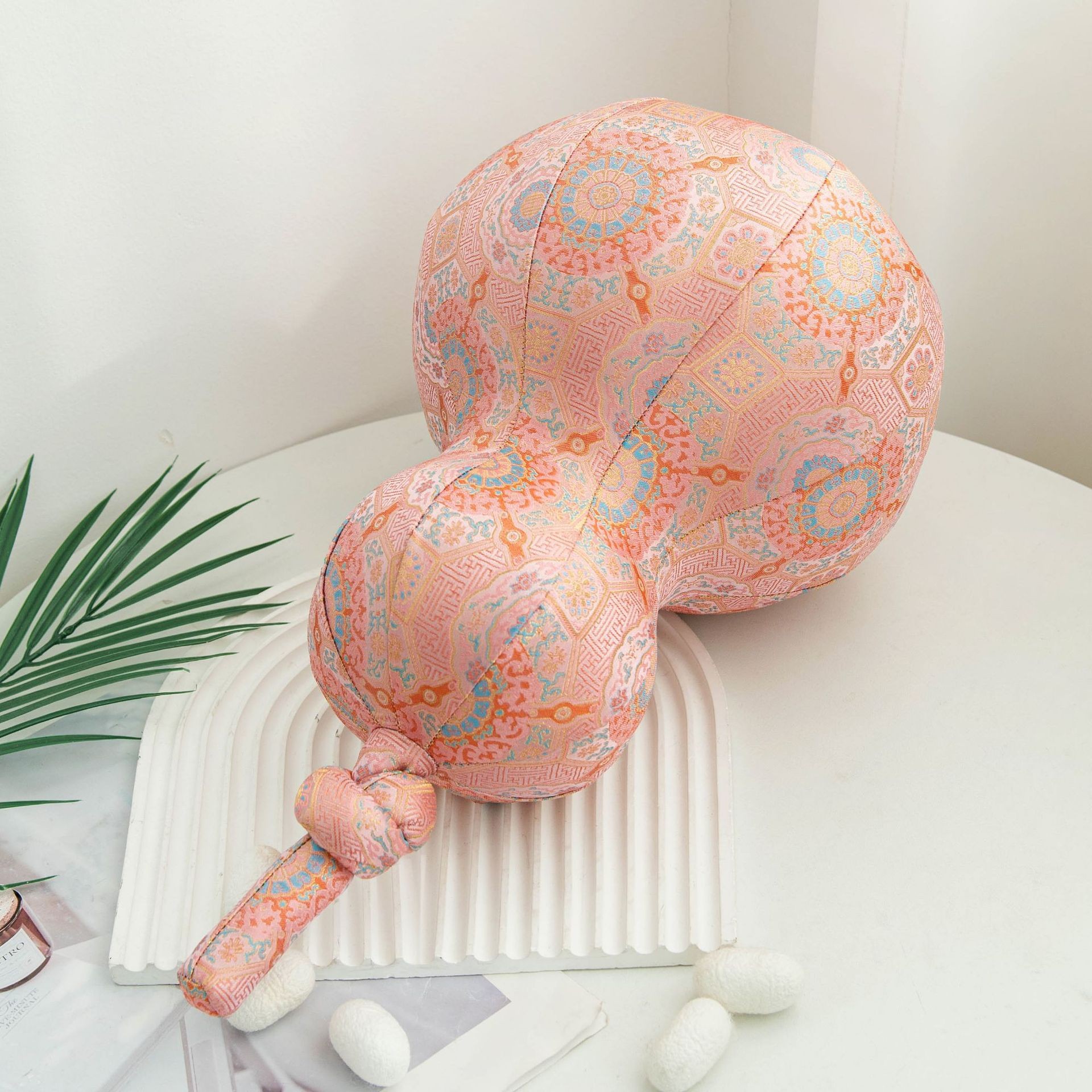 The Silk Brocade Gourd Ornament - Image 2