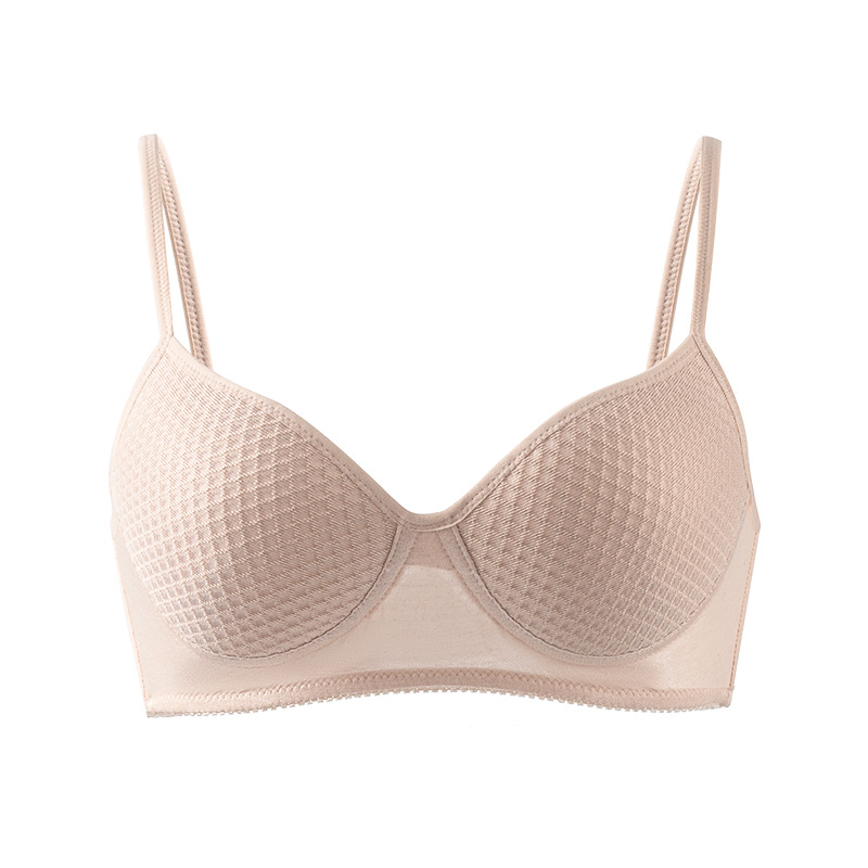 The 100% Mulberry Silk Wire-Free Honeycomb Cup Bra - Image 5