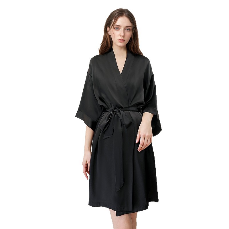 The 100% Mulberry Silk Morning Robe - Image 5