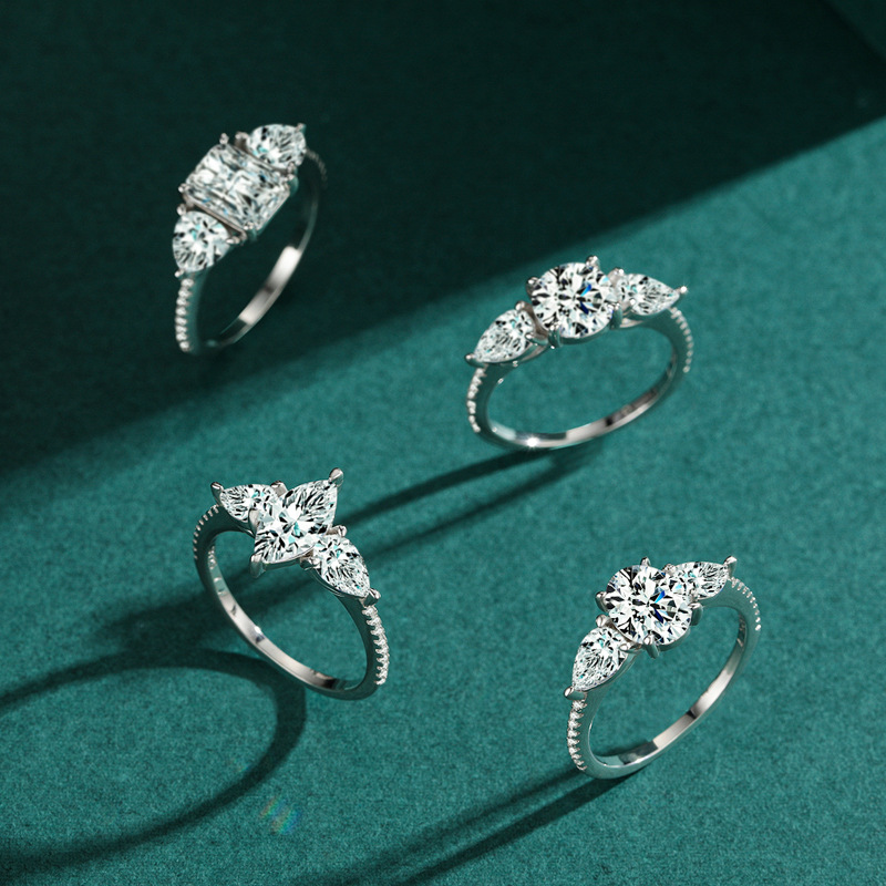 The S925 Sterling Silver Cubic Zirconia Engagement Ring - Image 4