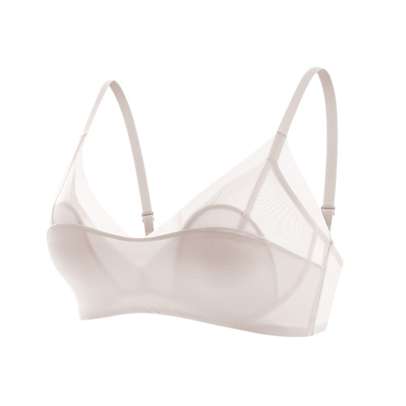 The Wire-Free Mulberry Silk Stretch Satin Bra - Image 5