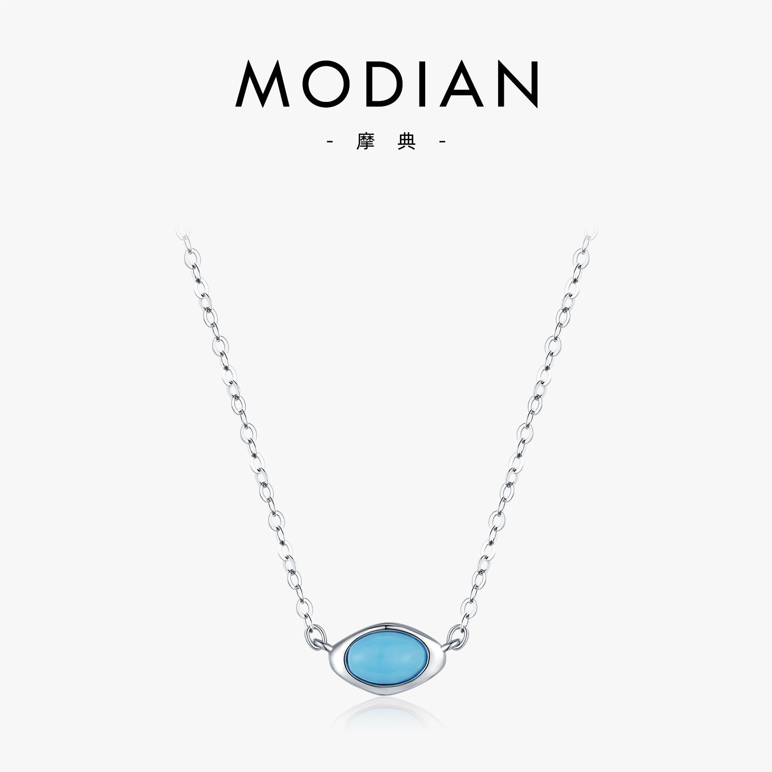 The S925 Silver Irregular Turquoise Layered Choker Necklace