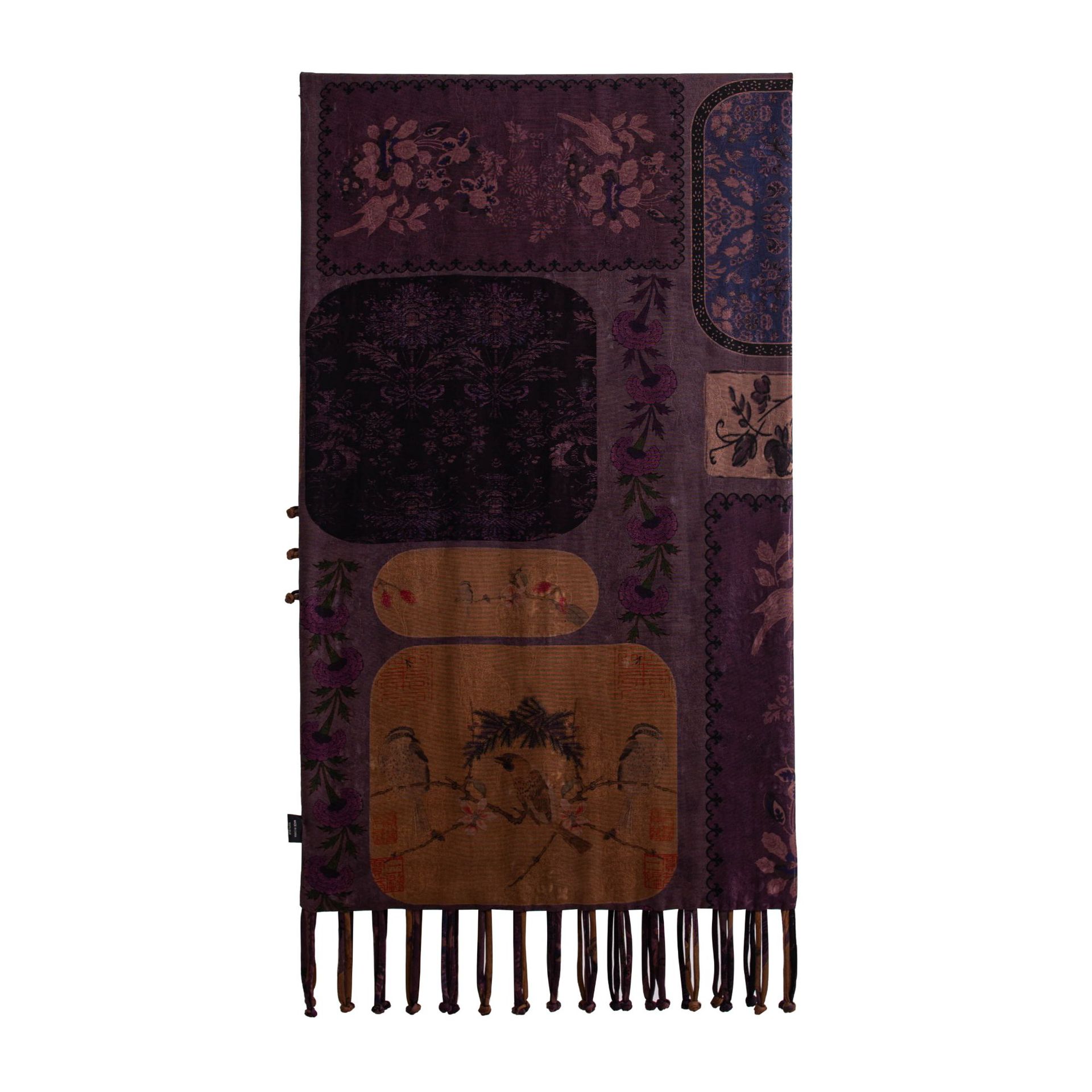 The Silk Cloud Gauze Tassel Shawl with Chinese Knot Buttons - Image 5