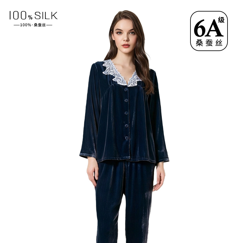 The Silk Long Sleeve Pajama Set - Image 5