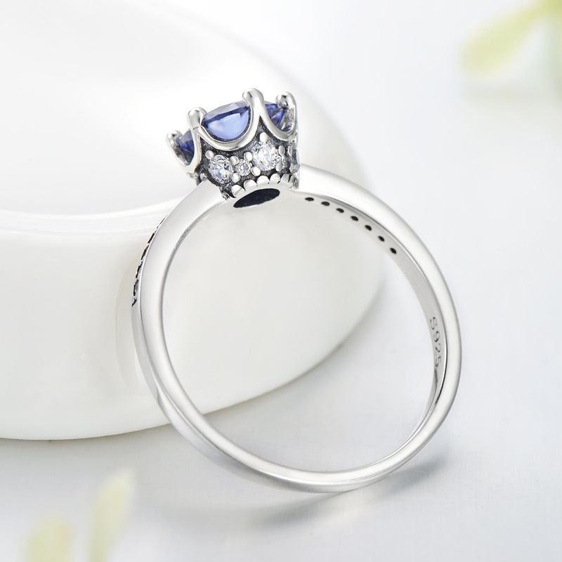 The Tanzanite Zirconia Crown Ring - Image 4