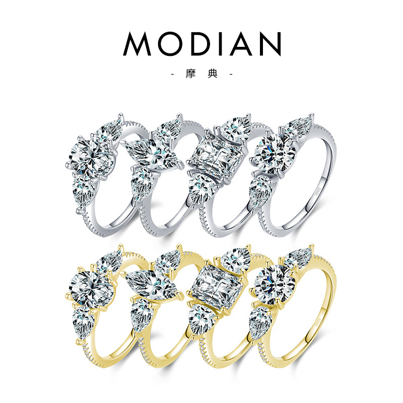 The S925 Sterling Silver Cubic Zirconia Engagement Ring - Image 5