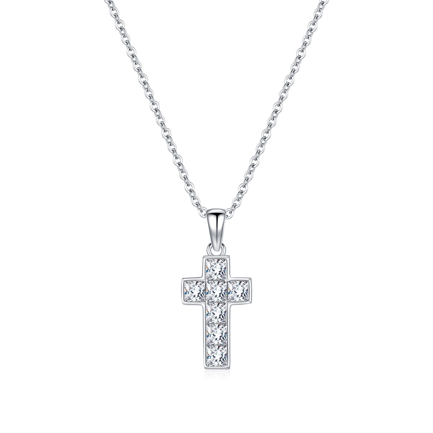 The S925 Sterling Silver Cross Necklace - Image 5