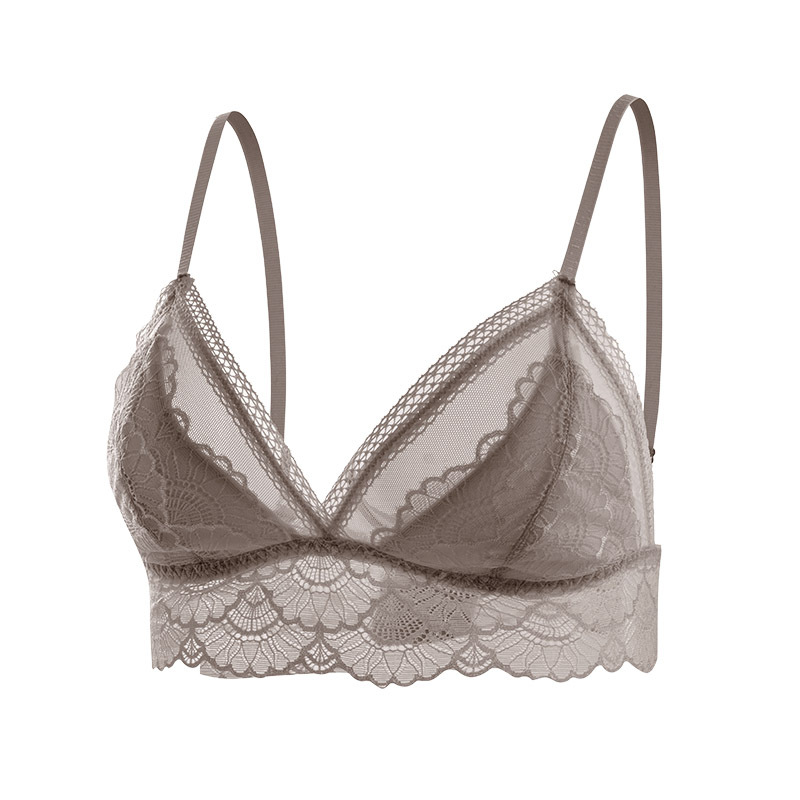The Silk Sheer Lace Wireless Backless Bra - Image 5