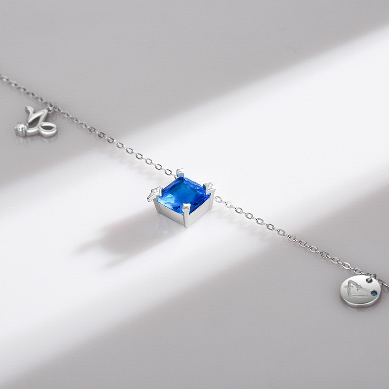 The S925 Sterling Silver Capricorn Collarbone Necklace - Image 4