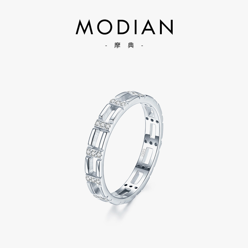The S925 Sterling Silver Minimalist Stackable Band