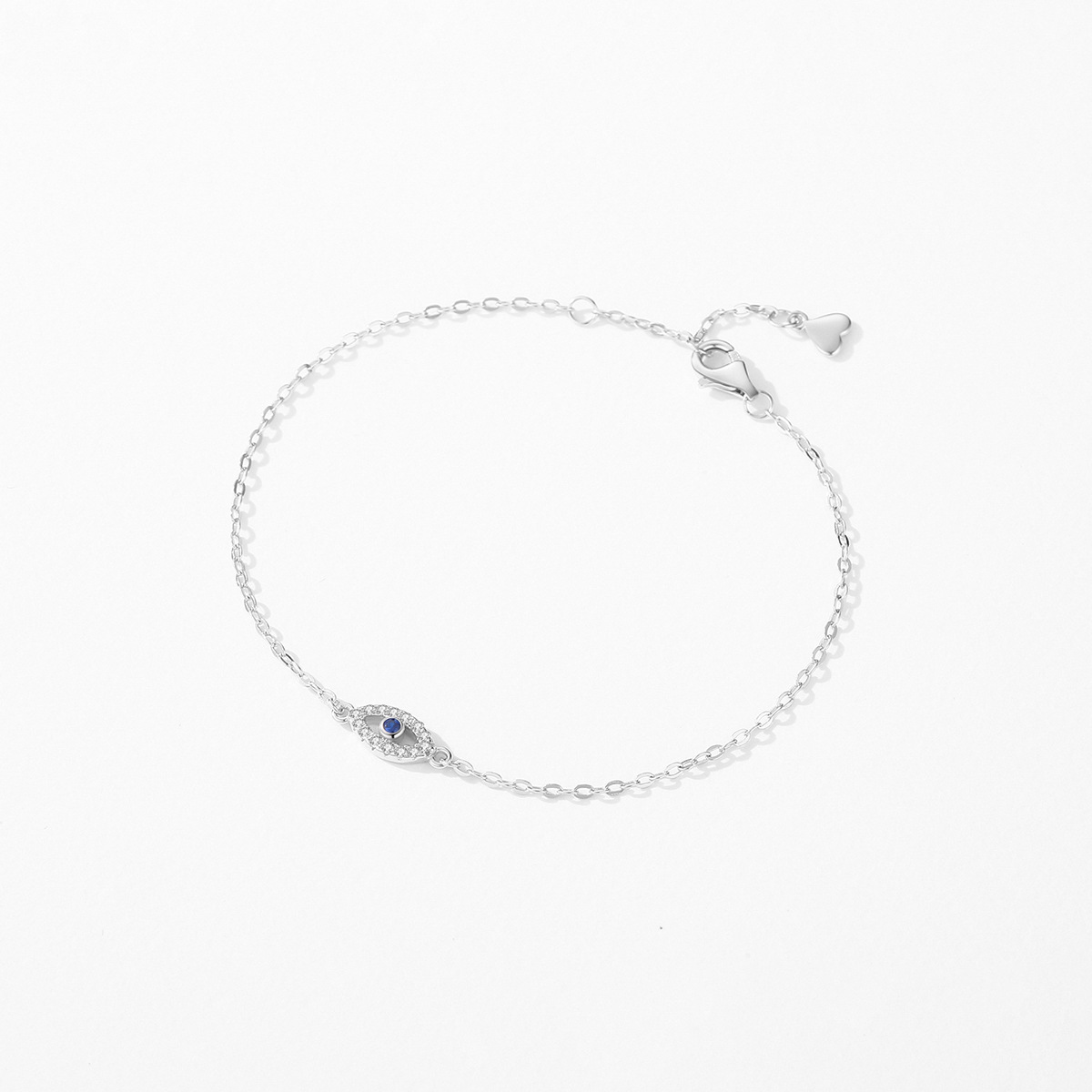 The S925 Sterling Silver Blue Eye Bracelet - Image 4