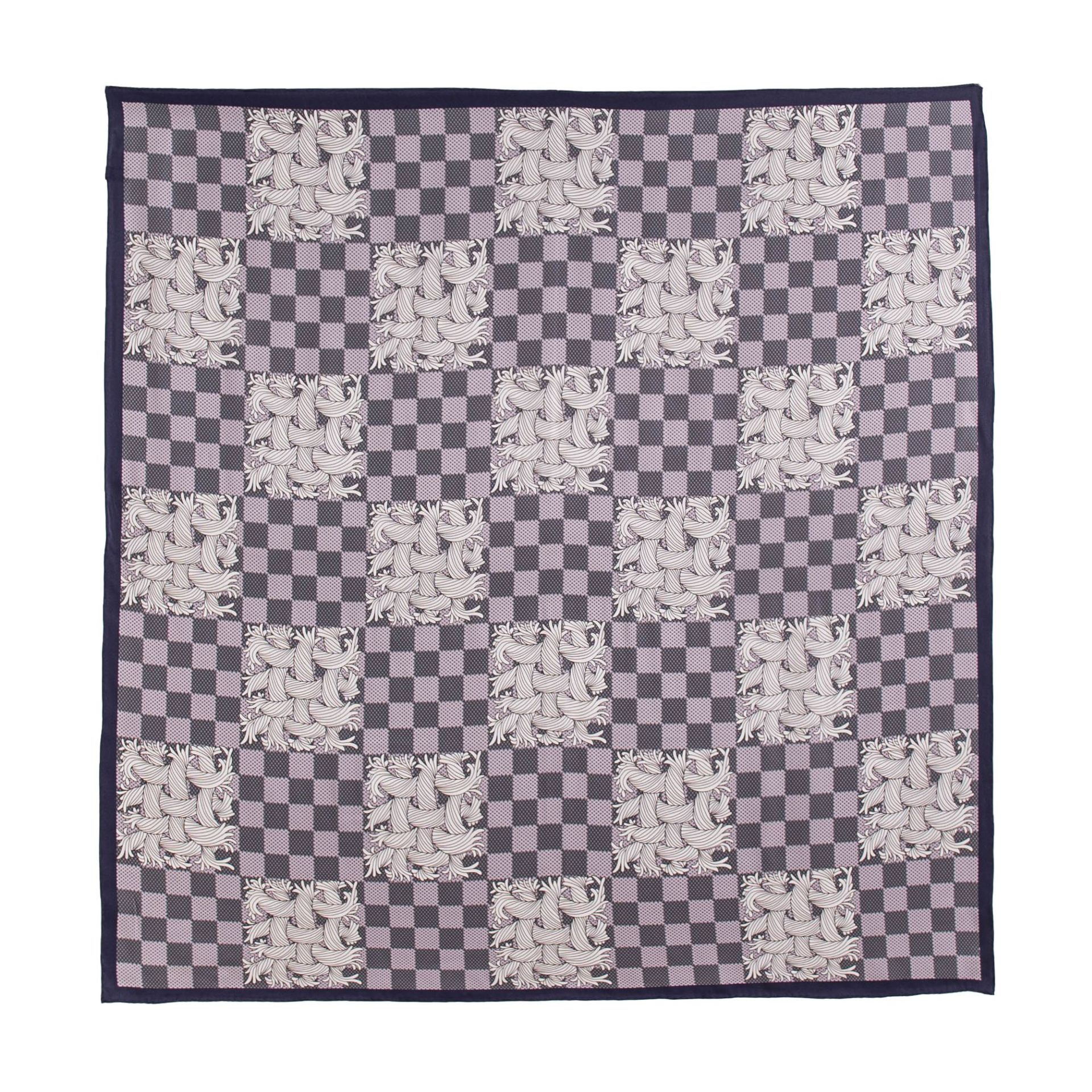 FHZ25-9819-2 Hand Rolled - Gray Edge Plaid