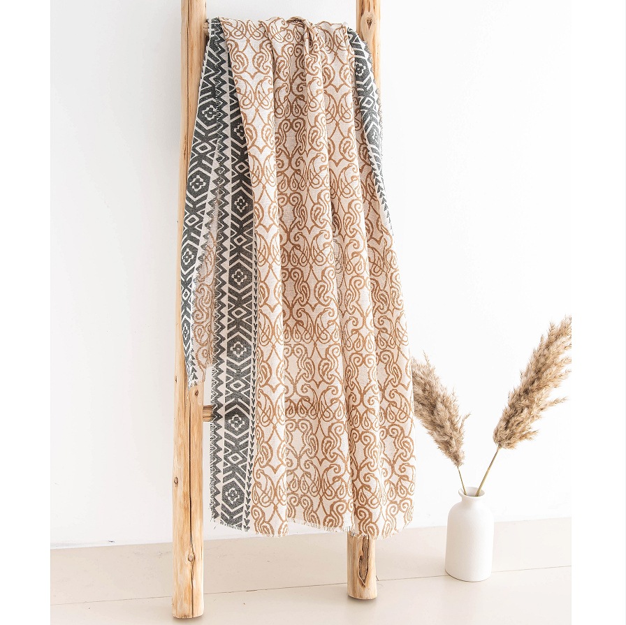 The Retro Pattern Silk Scarf - Image 3
