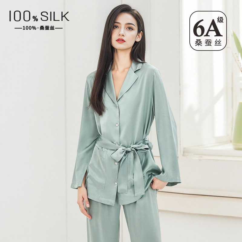 The 19 Momme 100% Mulberry Silk Pajama Set - Image 2