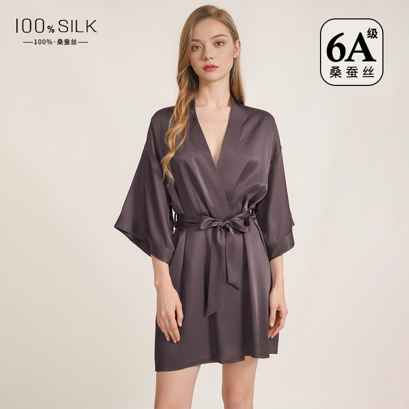The Mulberry Silk Robe