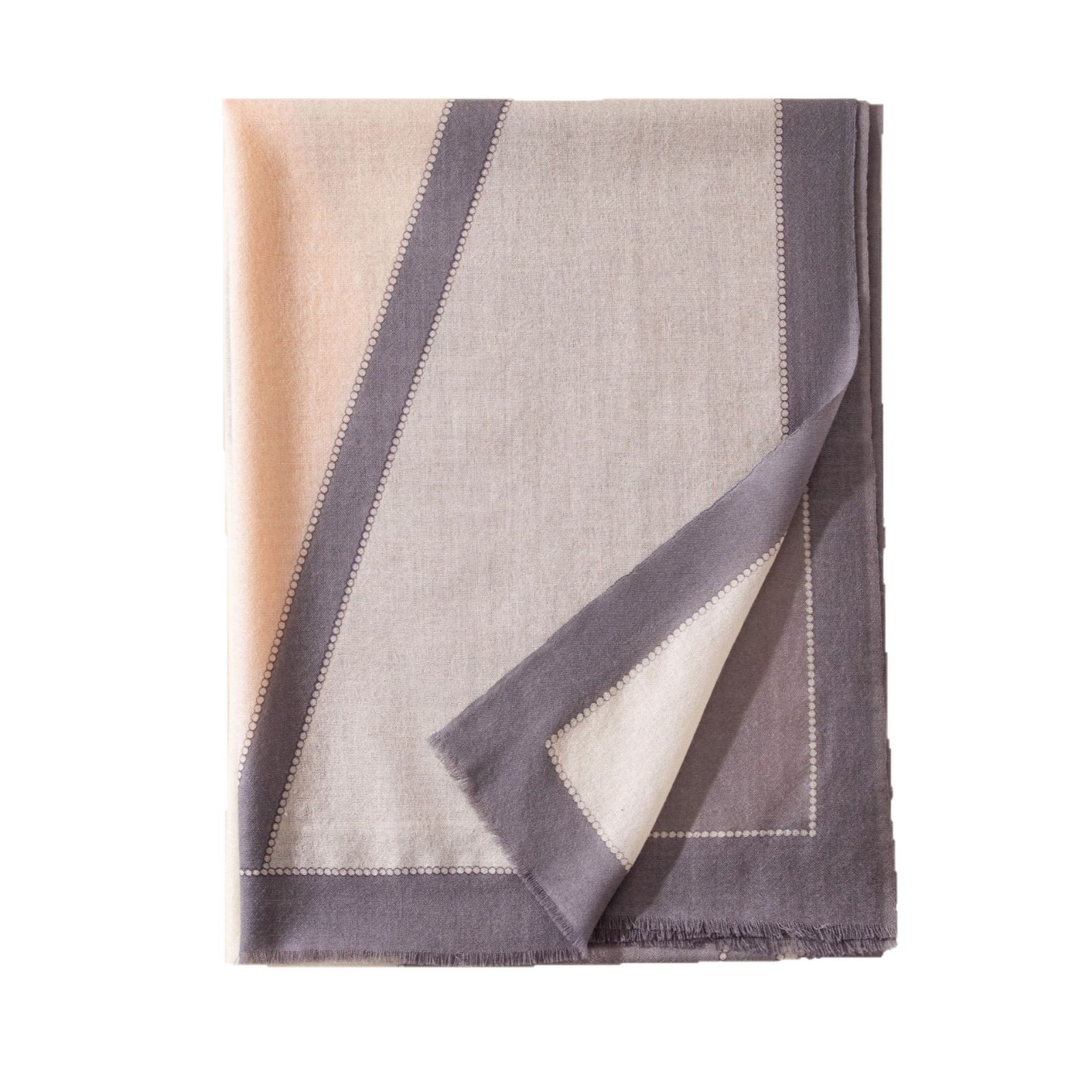 The Lightweight Printed Wool Shawl - Image 5