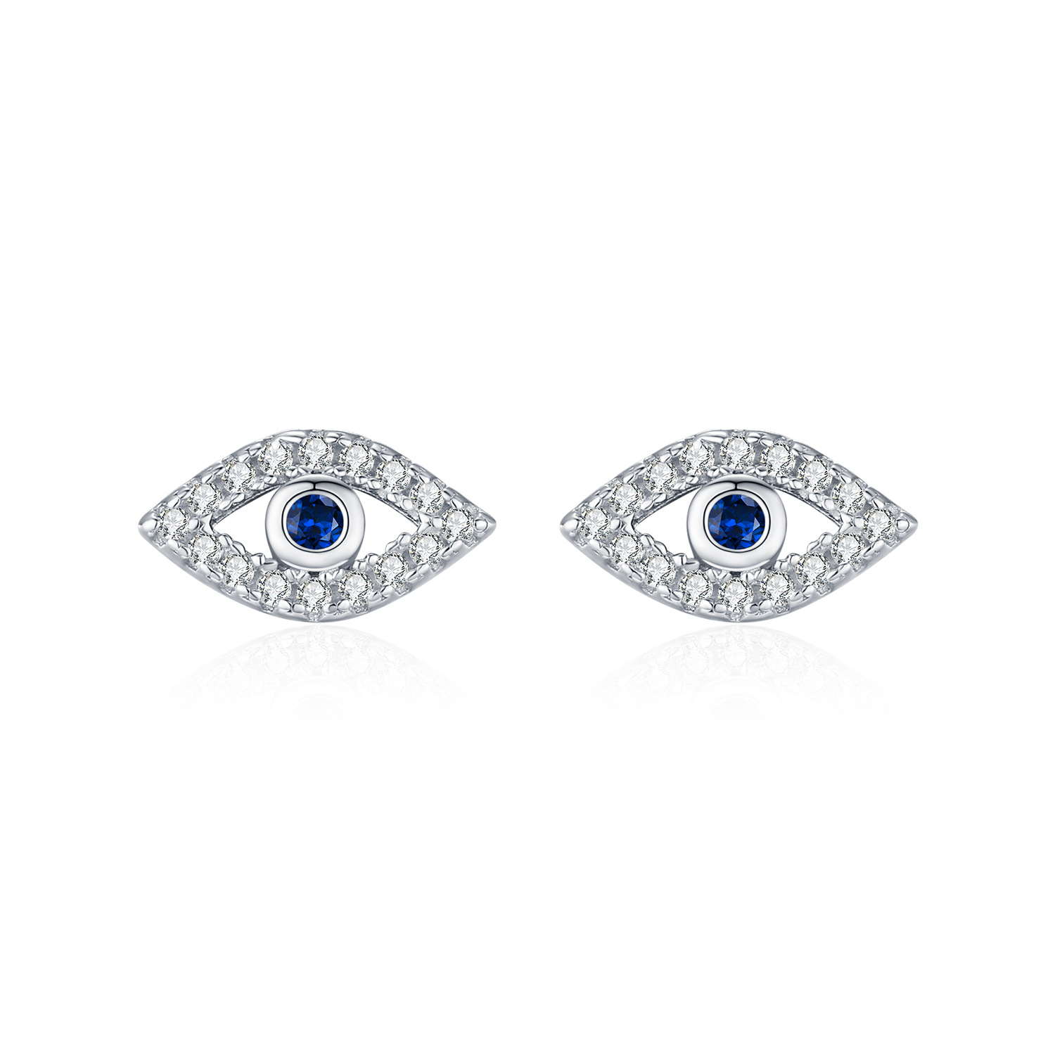 The S925 Sterling Silver Eye Earrings - Image 5