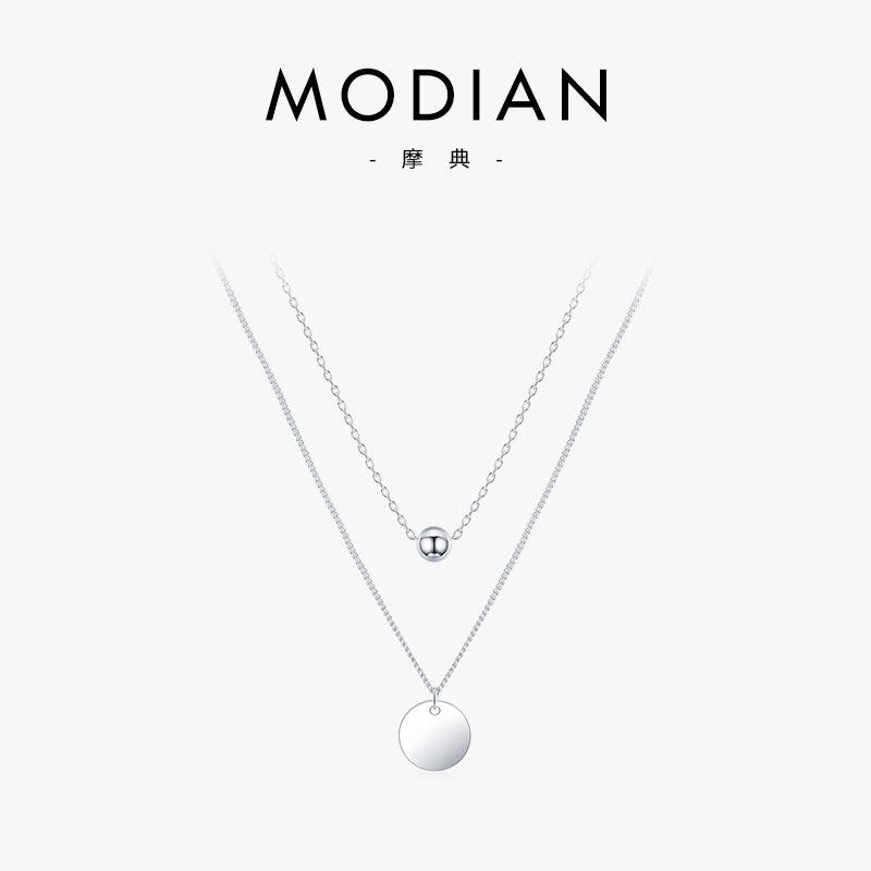 The 925 Sterling Silver Layered Collarbone Necklace