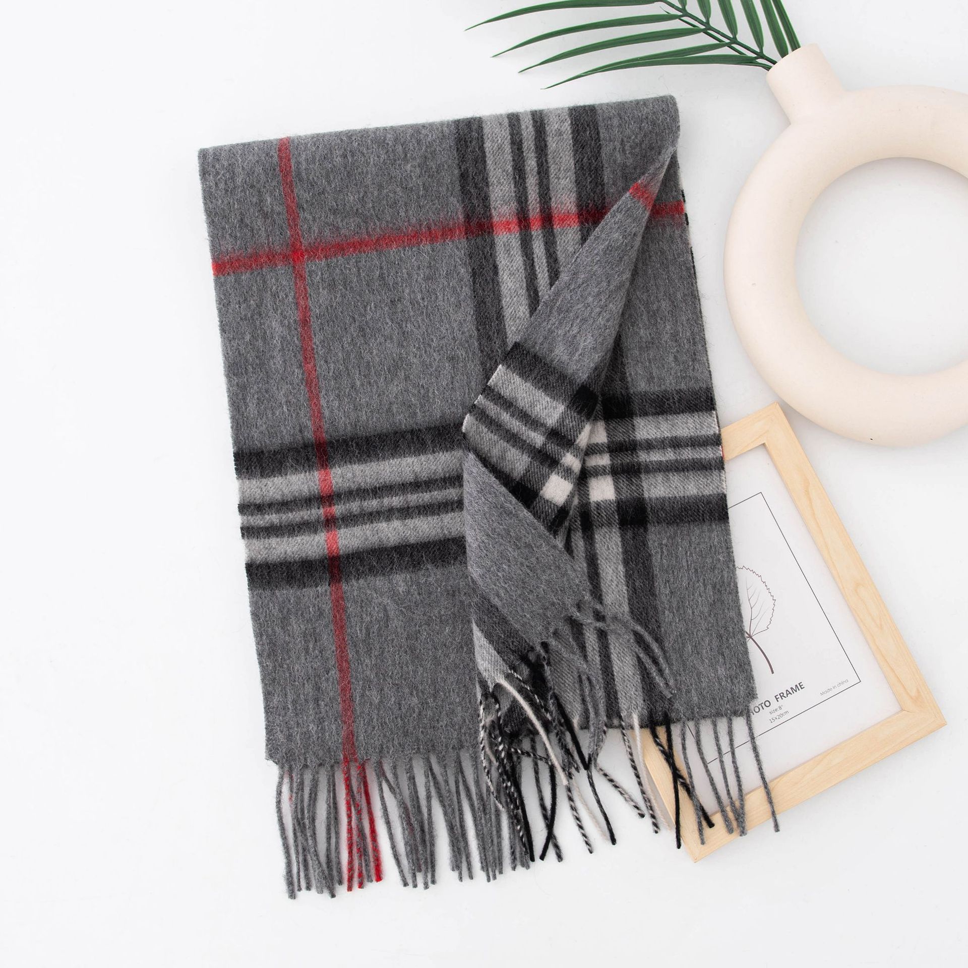 FHY24-7020-2 Gray Large Check