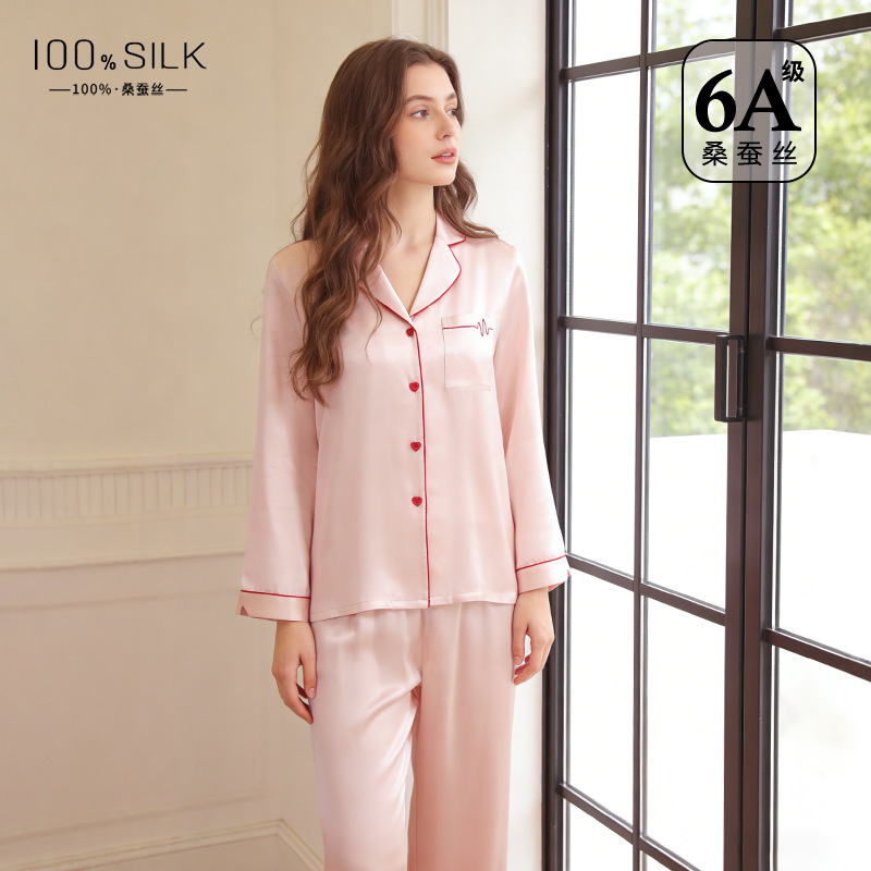 The 100% Mulberry Silk Pajama Set - Image 3