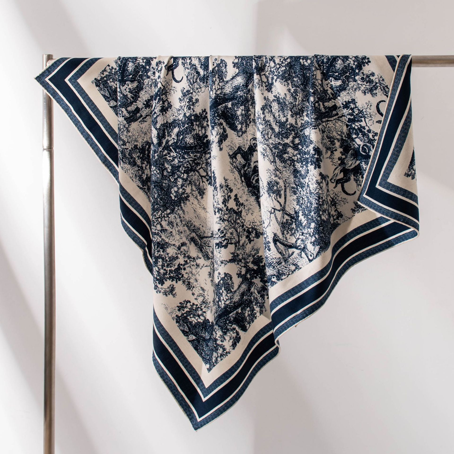The Square Silk Wool Shawl
