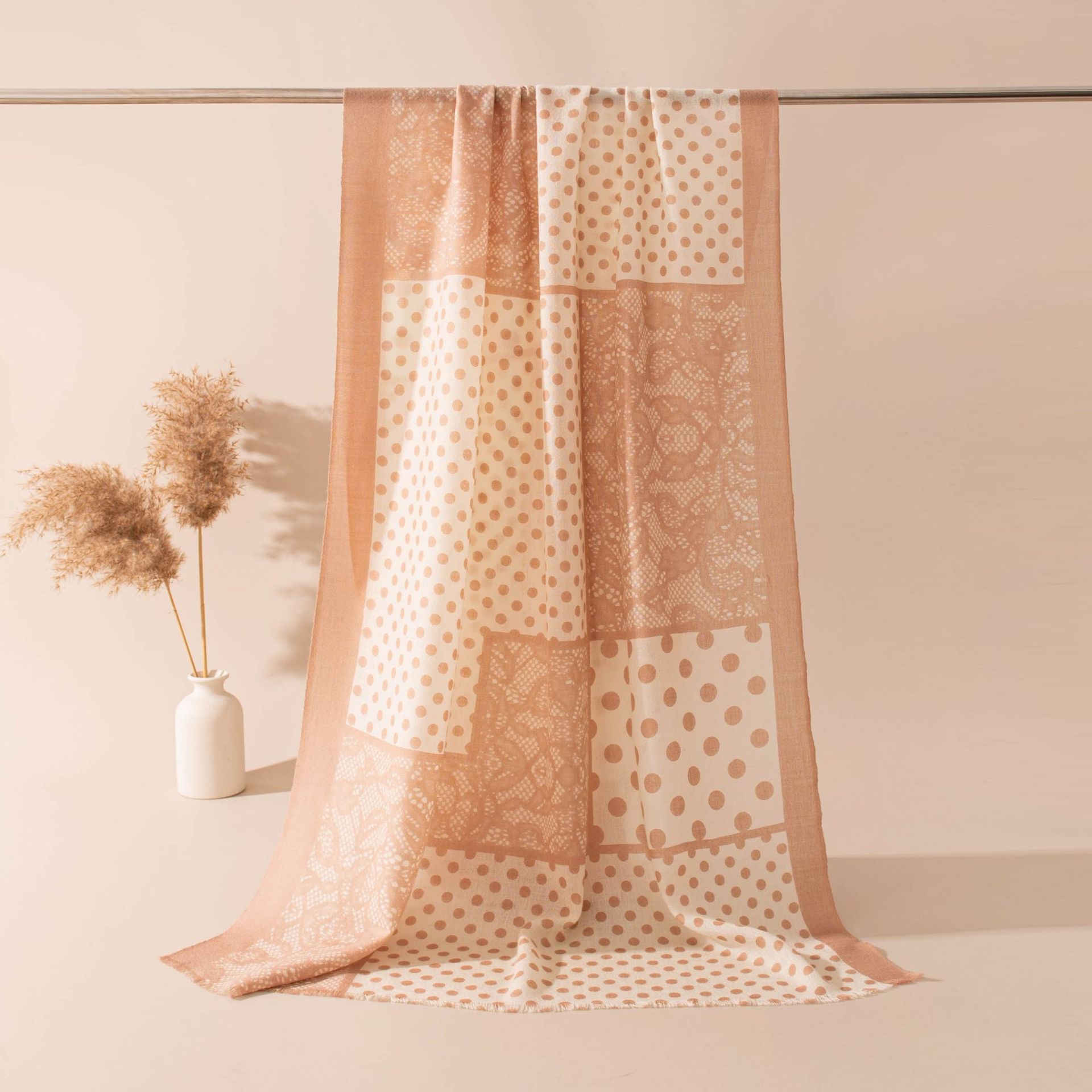The Lightweight Wool Long Wrap Shawl