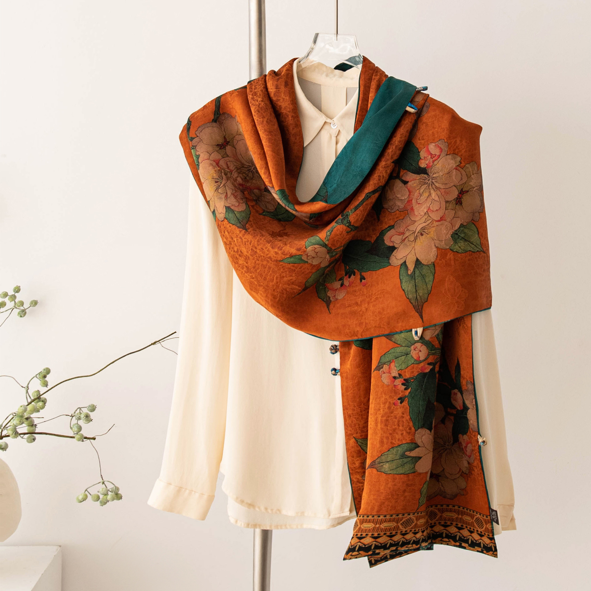 The Double-Sided Print Shawl Wrap