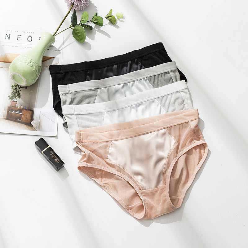 The Seamless Silk Triangle Panties