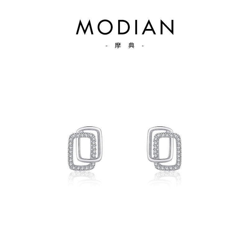 The S925 Sterling Silver 3D Stud Earrings - Image 5