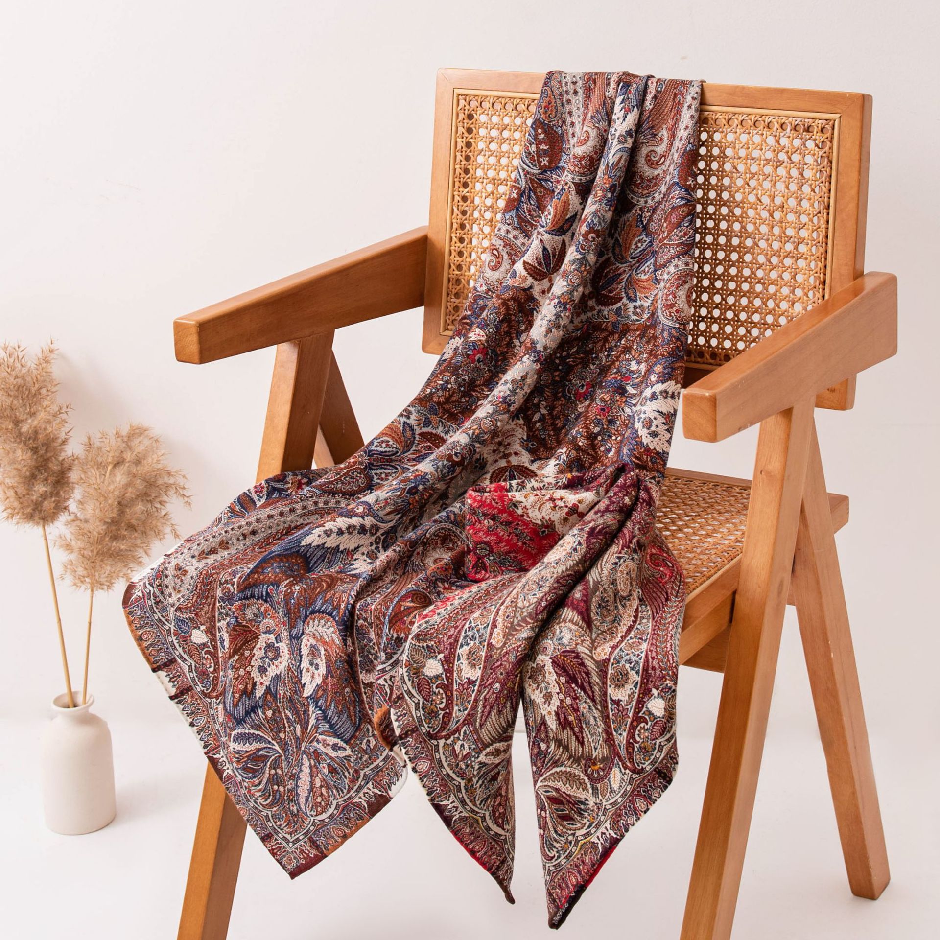The Vintage Silk Wool Scarf