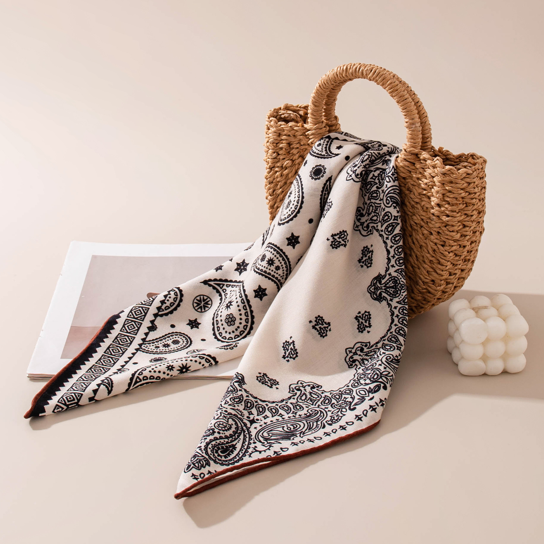 The Silk Wool Winter Neck Scarf - Image 2