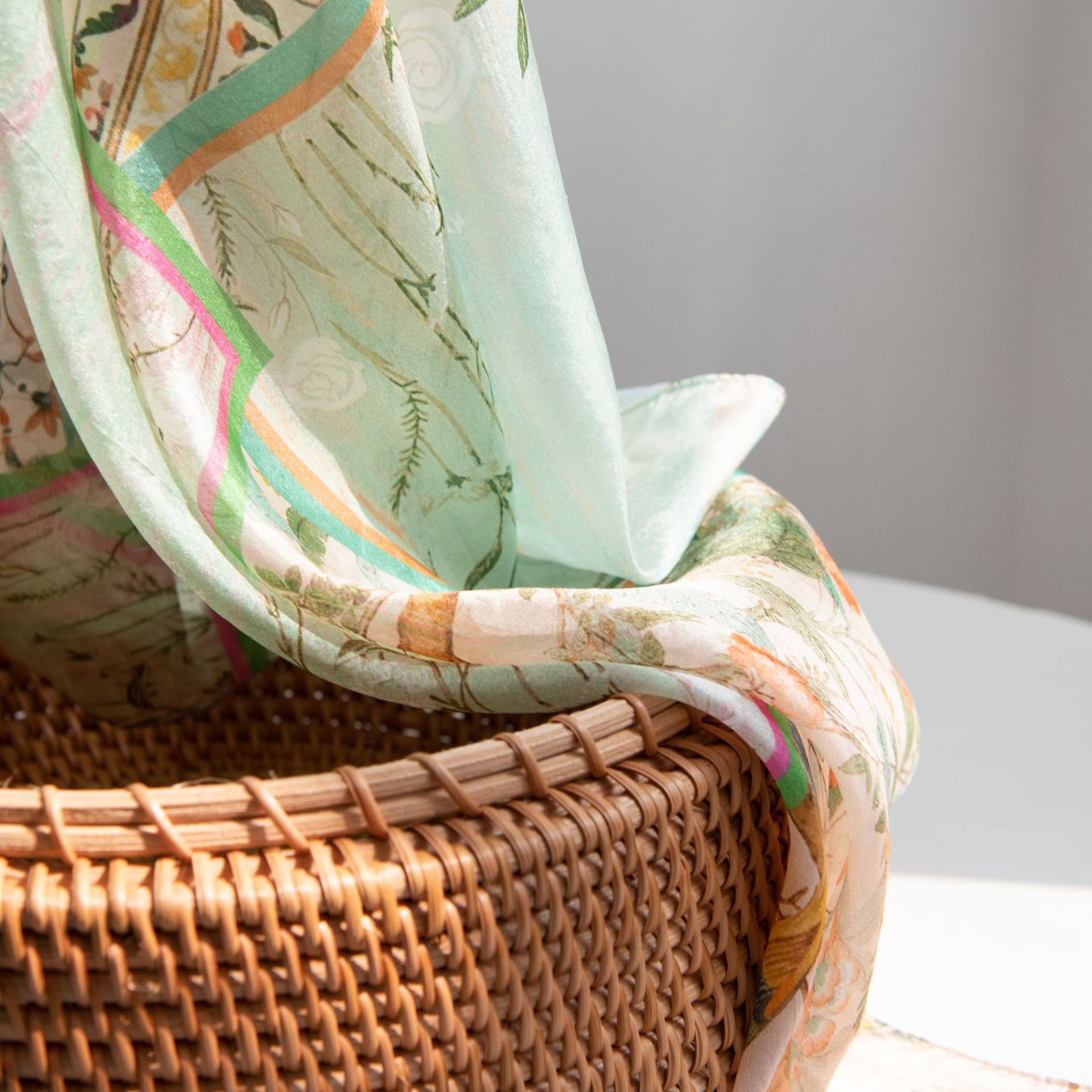 The Mulberry Silk Ring Scarf - Image 4