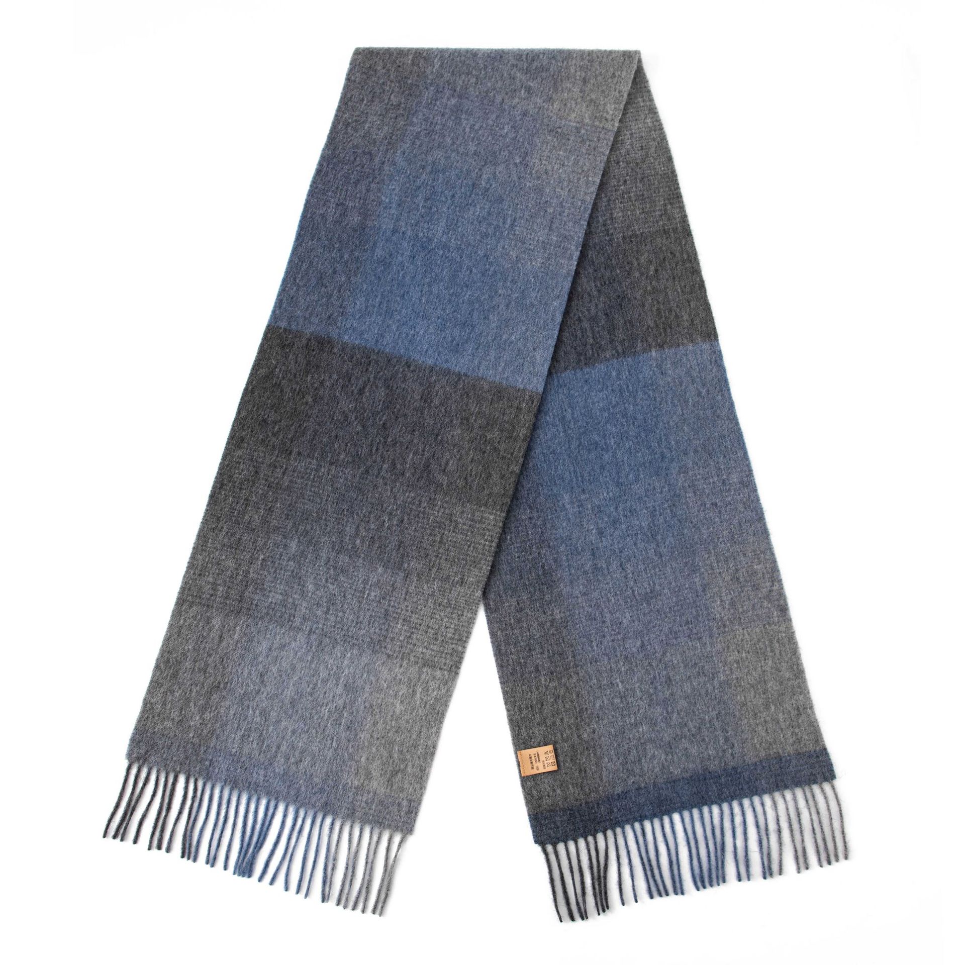 The 100% Wool Plaid Wrap Scarf - Image 5