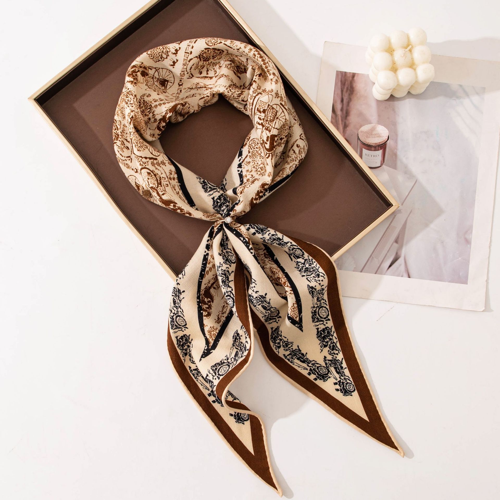 The Wool Diamond Scarf