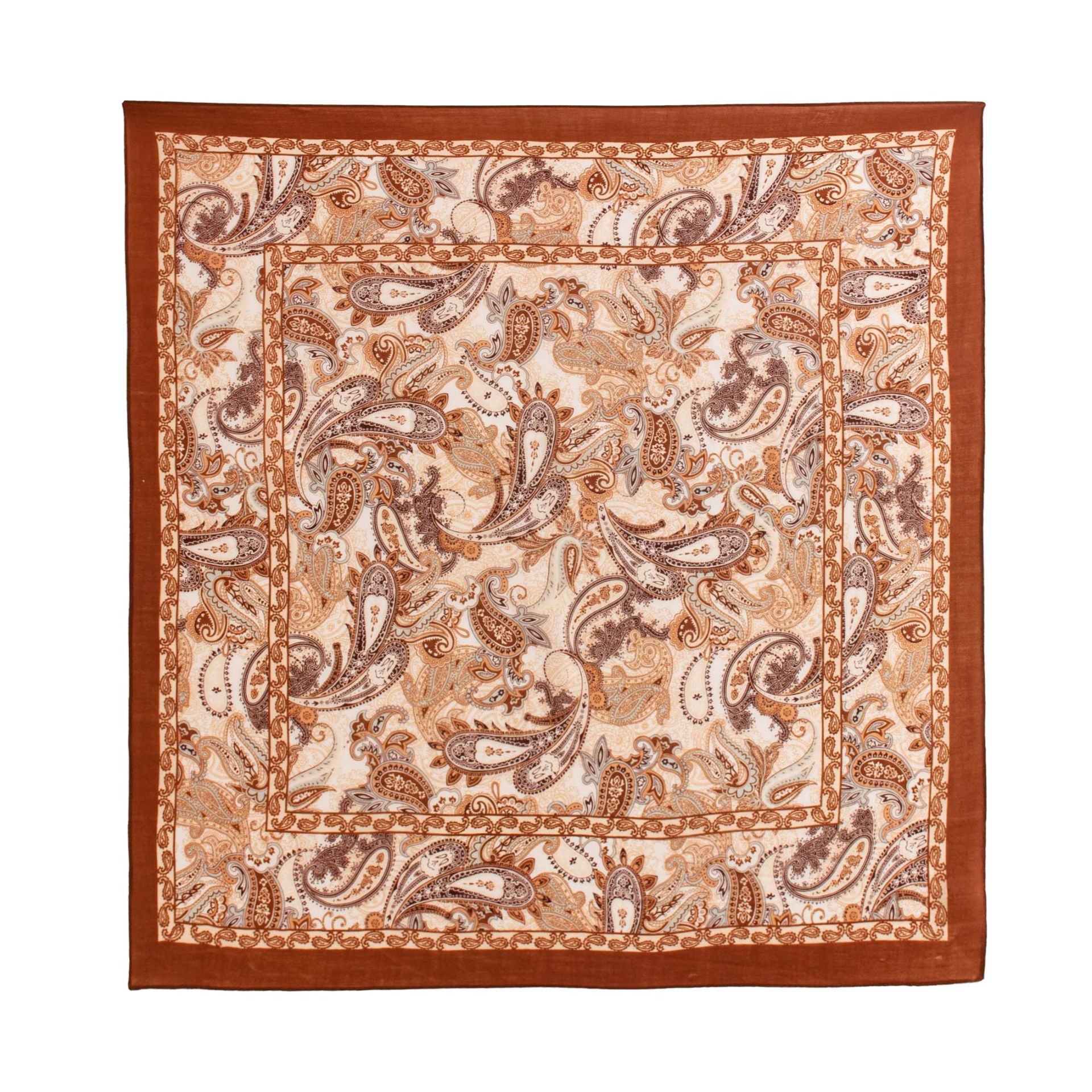 The Vintage Cashmere Print Square Scarf - Image 5