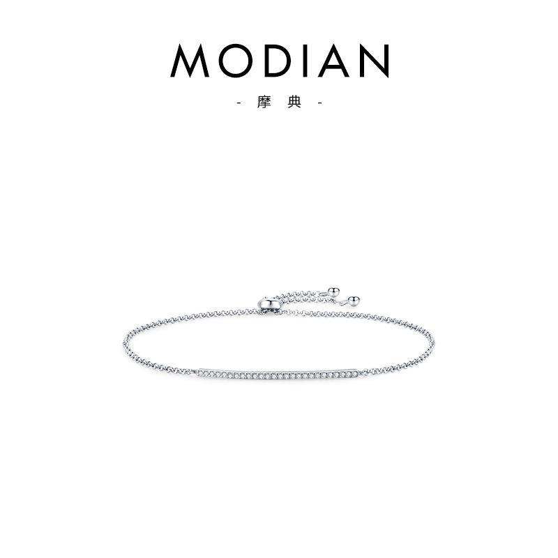 The S925 Sterling Silver Rhinestone Bracelet - Image 5