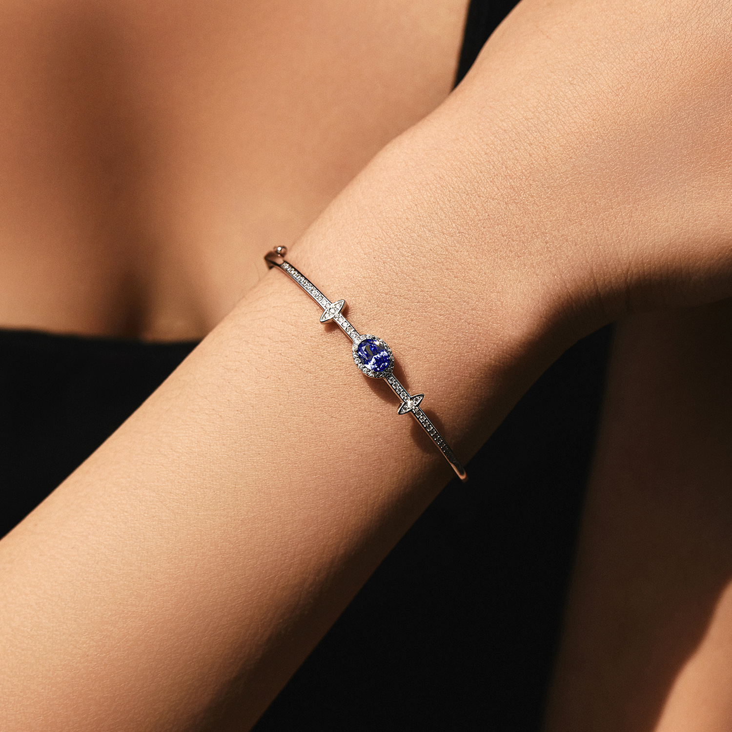 The S925 Silver Colorful Gemstone Diamond Bracelet - Image 2