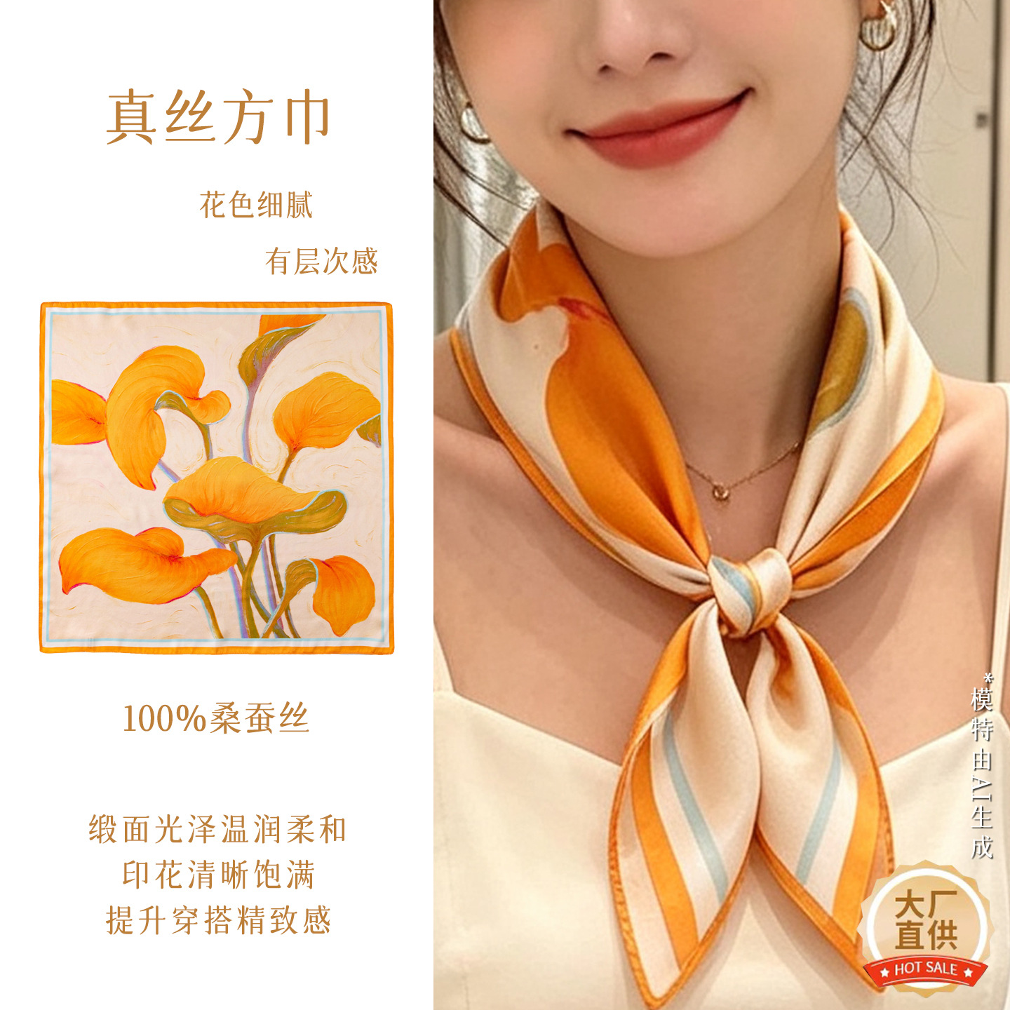 The Square Silk Scarf