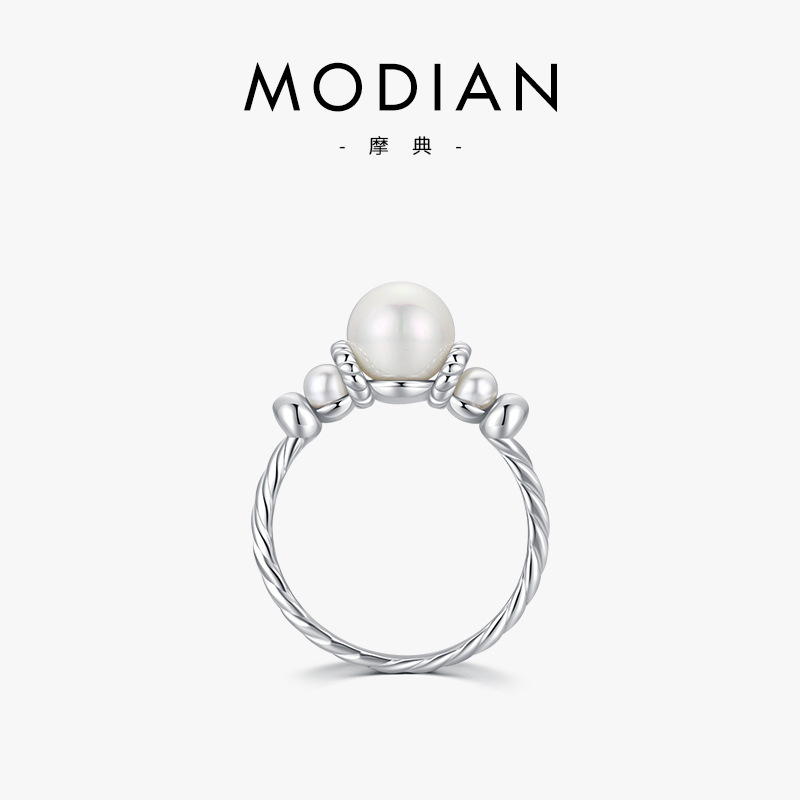 The S925 Sterling Silver Pearl Ring
